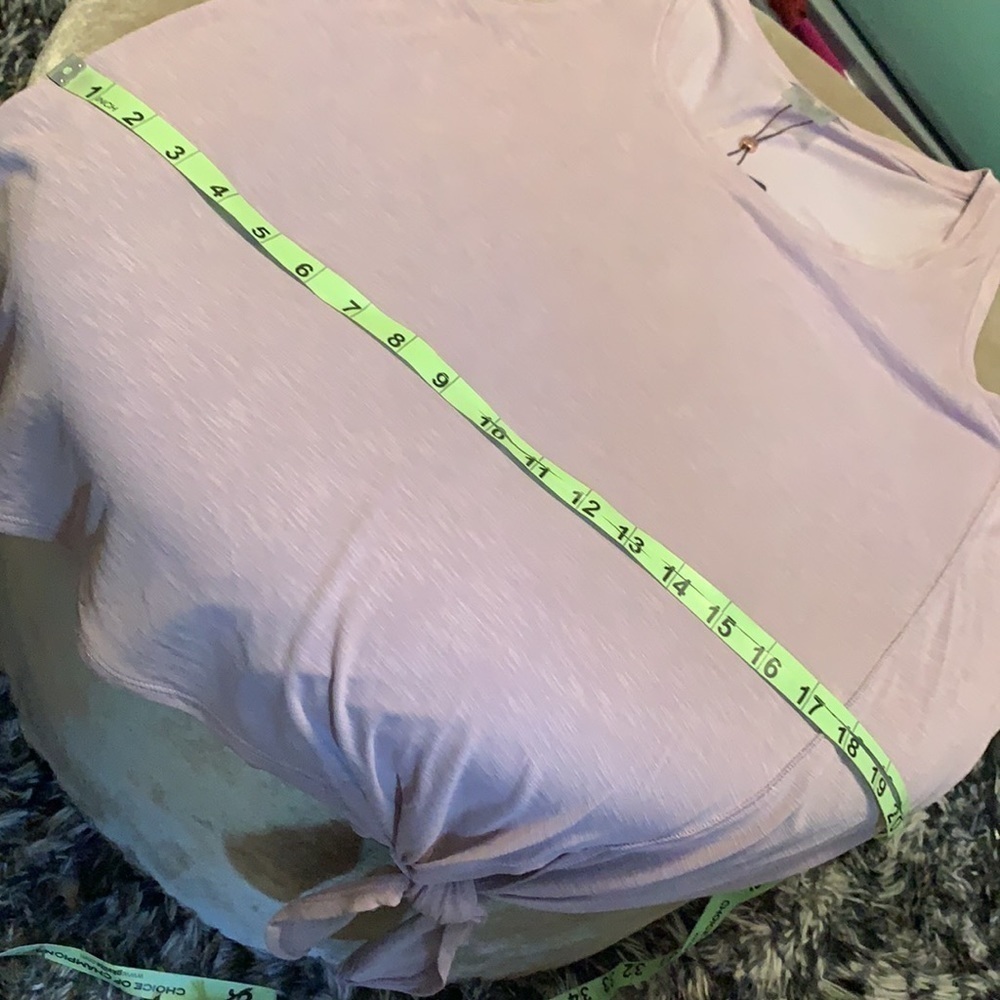Calia side tie tank top, pinkish violet color - Picture 7 of 10